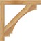 Ekena Millwork Imperial Block Rough Sawn Bracket, Western Red Cedar, 4"W x 38"D x 38"H BKT04X38X38IMP05RWR - alternate 3